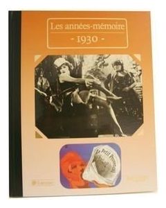 Le Livre "Les années mémoire 1930"