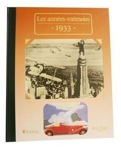 Le Livre "Les années mémoire 1933"