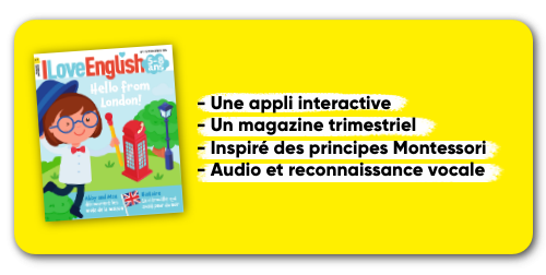 Magazine I Love English 5-8 ans - 4 n° par an