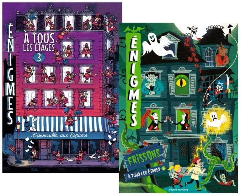 Enigmes à tous les étages (lot tome 3 et tome 5)