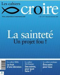 Cahier Croire La sainteté